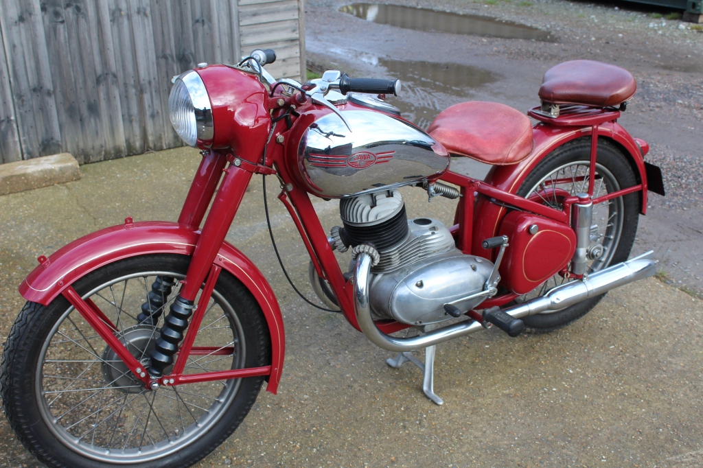 A 1948 Jawa 'Perak'  ever since seeing  a Perak at the West Kent Weekend  in the early 2000 I have been smitten just enjoy the clean lines.